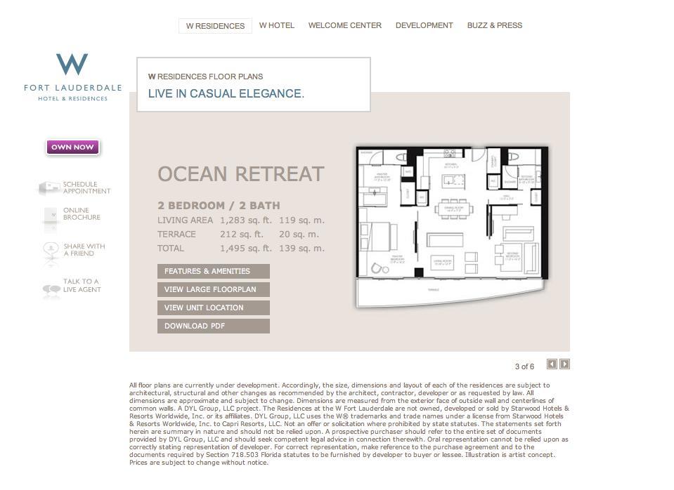 2 Bedroom W Residences Ft. Lauderdale Fort Lauderdale Exterior foto